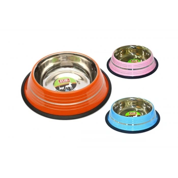 Flip24 Oz. KE-3204PS Flip Renkli Şeritli Mama Kabı