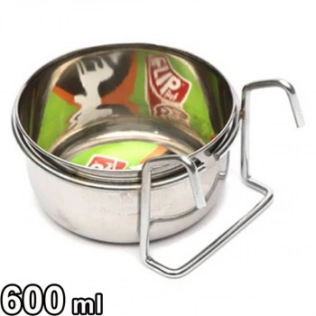 Flip Çelik Askılı Mama ve Su Kabı 20 Oz
