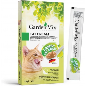 Gardenmix Kuzu ve Kedi Otlu Kedi Krema Ödülü 75gr 5li Paket