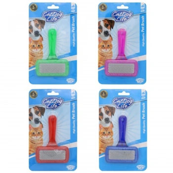 CatDogLife Kediler ve Köpekler İçin Telli Fosforlu Fırça