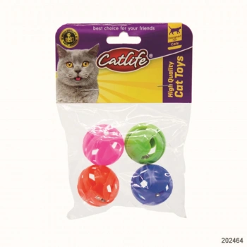 Catlife Zilli Top Kedi Oyuncağı (4 Adet)