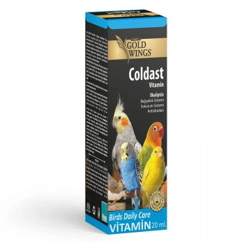 Gold Wings Coldast Kuşlar için Solunum Sistemi Destekleyici Sıvı Vitamin 20ml