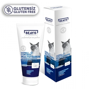 Beavis Hairball & Multivitamin & Gastrointestinal Kedi Malt Paste Glutensiz 75 ml