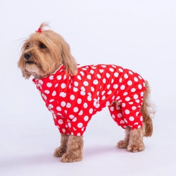 Pawstar Red Dots Rompers M