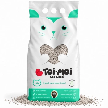 Toi Moi Kokuya Hassas Topaklanan Tozsuz Kokusuz Bentonit Kedi Kumu 10kg