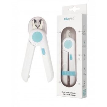 Pet Gravity Led Işıklı Kedi ve Köpekler için Tırnak Makası Pembe