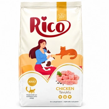 Rico Tavuk Etli Yetişkin Kedi Maması 2 Kg