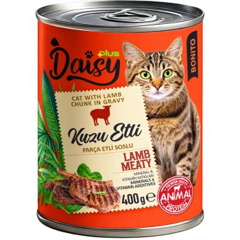 Daisy Plus Bonito Kuzu Etli Kedi Konservesi 400 Gr