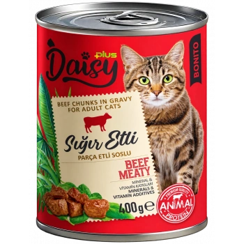 Daisy Plus Bonito Biftekli Kedi Konservesi 400 Gr