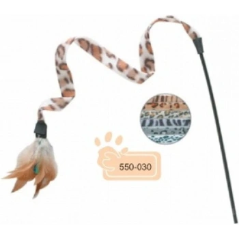 Eastland Desenli Tüylü Olta Kedi Oyuncağı 70cm (Karışık Desenli)