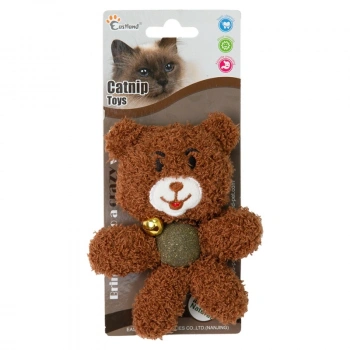 Eastland Peluş Zilli Kedi Otlu Kedi Oyuncağı
