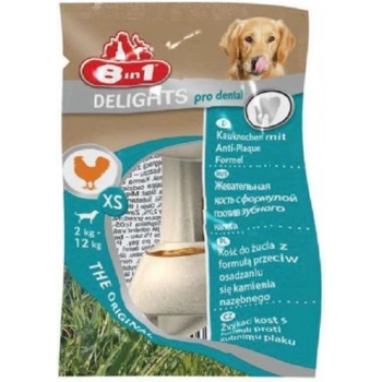 8in1 Delights Pro Dental Köpek Ödül Kemiği (xs) 12gr