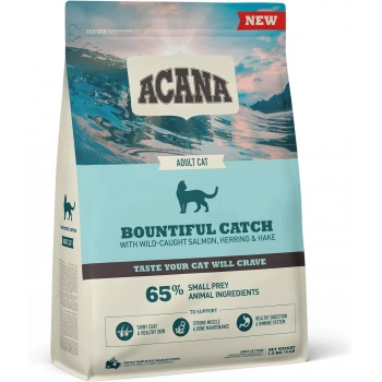Acana Bountiful Catch Güçlü ve Sağlıklı Kemikler için Balıklı Tahılsız Yetişkin Kedi Maması 1,8kg