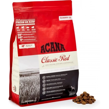 Acana Classics Red Meat Kuzulu ve Sığır Etli Düşük Tahıllı Köpek Maması 2kg