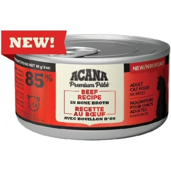 Acana Premium Pate Sığır Etli Ezme Yetişkin Kedi Konservesi 85gr