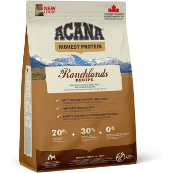 Acana Ranchlands Sığır Etli Tahılsız Yetişkin Köpek Maması 2kg