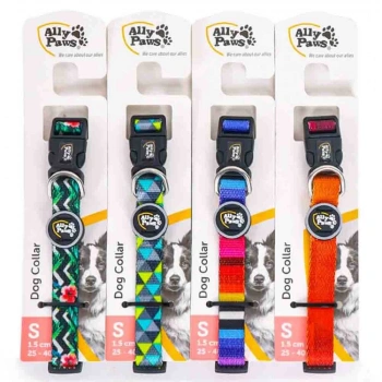 ALLY PAWS DOG COLLAR SMALL 1,5CMX25-40CM