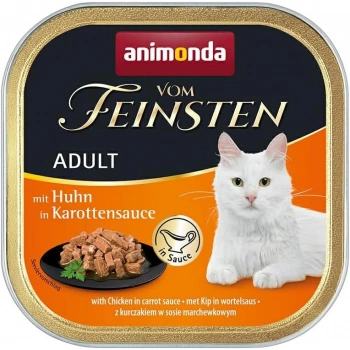 Animonda Vom Feinsten Havuç Sosu İçinde Tavuklu Yetişkin Kedi Konservesi 100gr