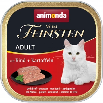 Animonda Vom Feinsten Sığır Etli ve Patatesli Yetişkin Kedi Konservesi 100gr
