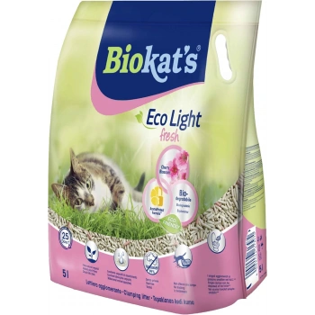 Biokats Eco Light Fresh Cherry Blossom Pelet Kedi Kumu 5 lt