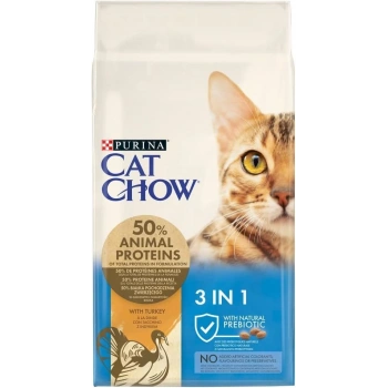 Cat Chow Feline 3ın1 Turkey 15 kg