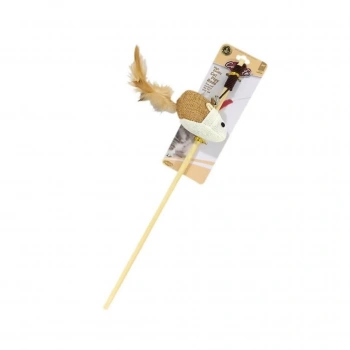 Catlife Kediler için Naturel Tüylü Oyun Oltası