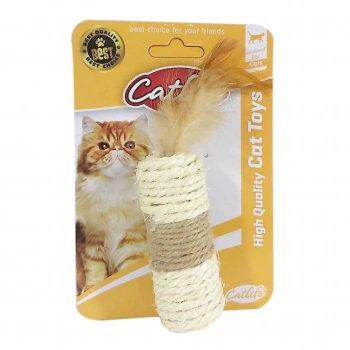 CATLİFE KEDİLER İÇİN TÜYLÜ SİLİNDİR OYUNCAK