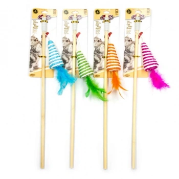 Catlife Kediler için Tüylü Zilli Oyun Oltası