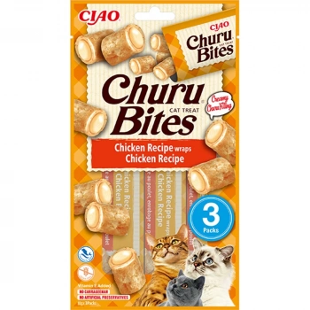 Churu Bites Tavuk Sargılı Kedi Ödül Maması 3x10 GR.