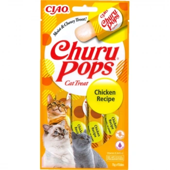 Churu Pops Tavuklu Kedi Ödül Kreması 4x15 GR.