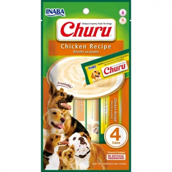 Churu Tavuklu Tamamlayacı Köpek Ödül Maması 4 x 14 Gr