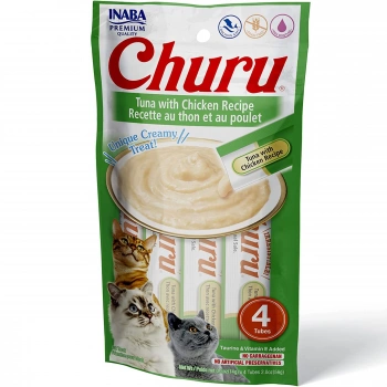 Ciao Churu Cream Ton Balıklı ve Tavuklu Kedi Ödül Kreması 4 x 14 Gr