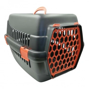 Çınar Plastik Kapılı Siyah Taşıma Kabı Küçük Boy