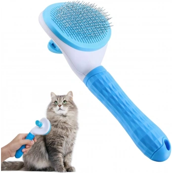 Clean Oval Kedi ve Köpek Basmalı Tarak