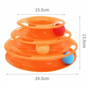 Daisy 3 Katlı Kedi Oyun Kulesi