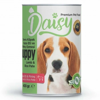 Daisy Pate Kuzu Etli Pirinçli Ezme Yavru Köpek Konserve 400 gr