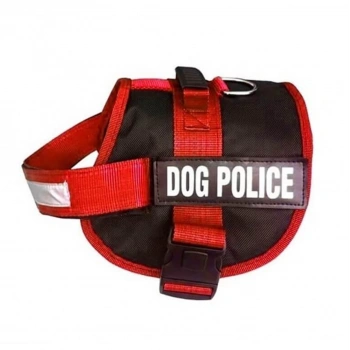 Dog Police Tasma Küçük Kırmızı