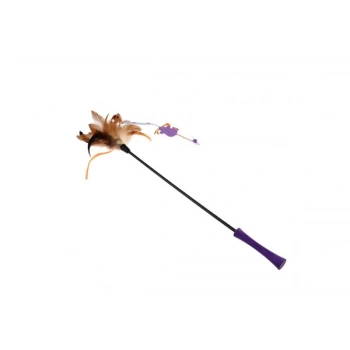 Gigwi Feather Teaser Doğal Tüylü Olta Kedi Oyuncağı 60 cm