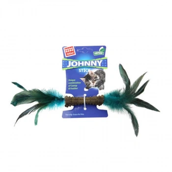 GiGwi Johnny Stick Catnipli Doğal Tüylü Kedi Oyuncağı