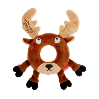 Gigwi Plush Friendz Sesli Simit Geyik Peluş Köpek Oyuncağı