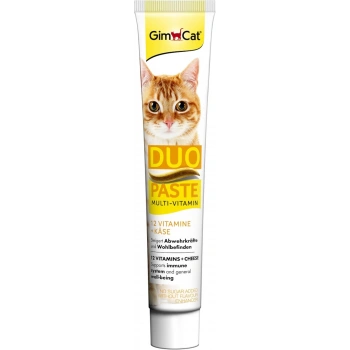 GimCat Multi-Vitamin Duo Paste Peynir + 12 Vitaminli 50 Gr