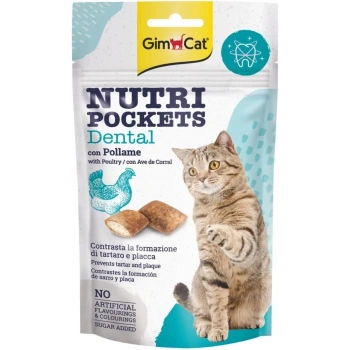GimCat Nutripockets Kedi Ödülü Dental 60Gr