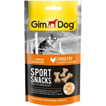 GimDog Sportsnacks Tavuk&L-Carnitinli Ödül Tableti 60 gr