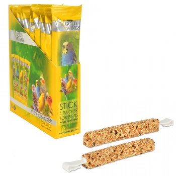 Gold Wings Classic Ballı Muhabbet Kuşu Krakeri (2li)