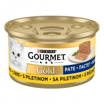 Gourmet Gold Kıyılmış Tavuklu Kedi Konserve Maması 85g