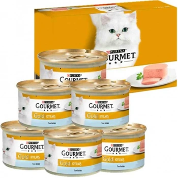 Gourmet Gold Kıyılmış Ton Balıklı Kedi Konserve 85 Gr 6AL5ÖDE