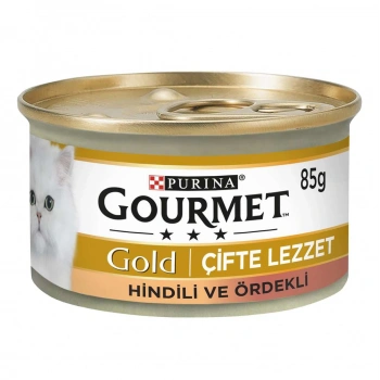 Gourmet Gold Ördek Ve Hindi Parça Etli Kedi Konservesi 85 Gr
