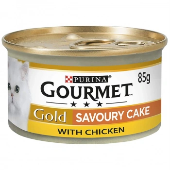 Gourmet Gold Savoury Cake Tavuklu Yetişkin Kedi Konservesi 85 Gr
