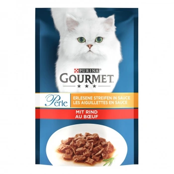 Gourmet Perle Izgara Sığır Etli Pouch Kedi Maması 85 Gr