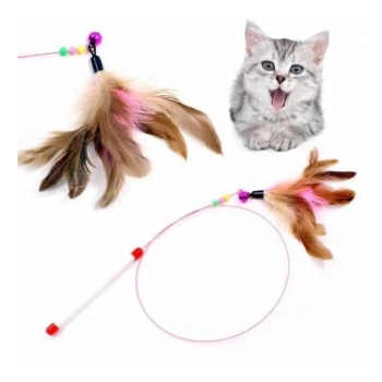 Kedi Oyun Oltası 90 cm Metal Uçlu